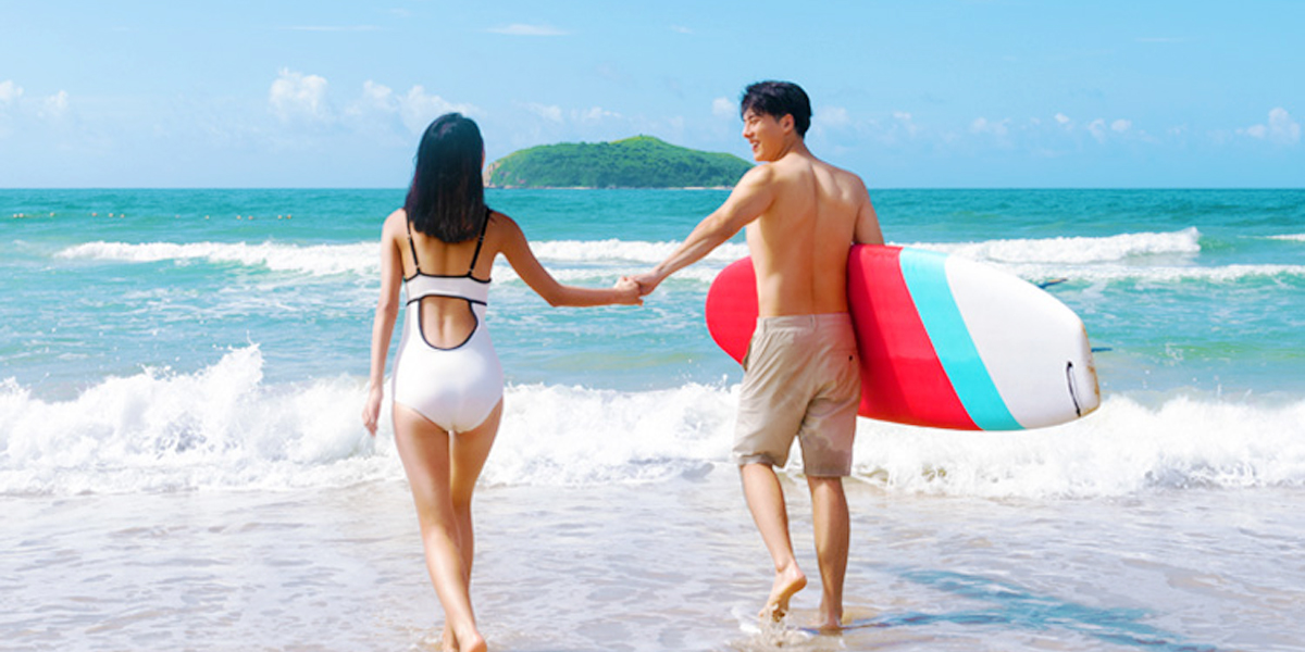 海南万宁·三亚5天4晚私家定制游（探秘万宁小众宝藏玩法+2晚万宁轻奢酒店+2晚三亚热门酒店+探秘无人海岛·加井岛+热门综艺·夏日冲浪店取景地+石梅湾帐篷露营）